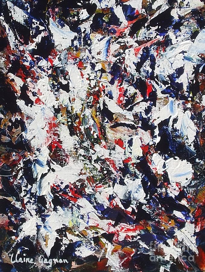 Pollock Painting by Claire Gagnon