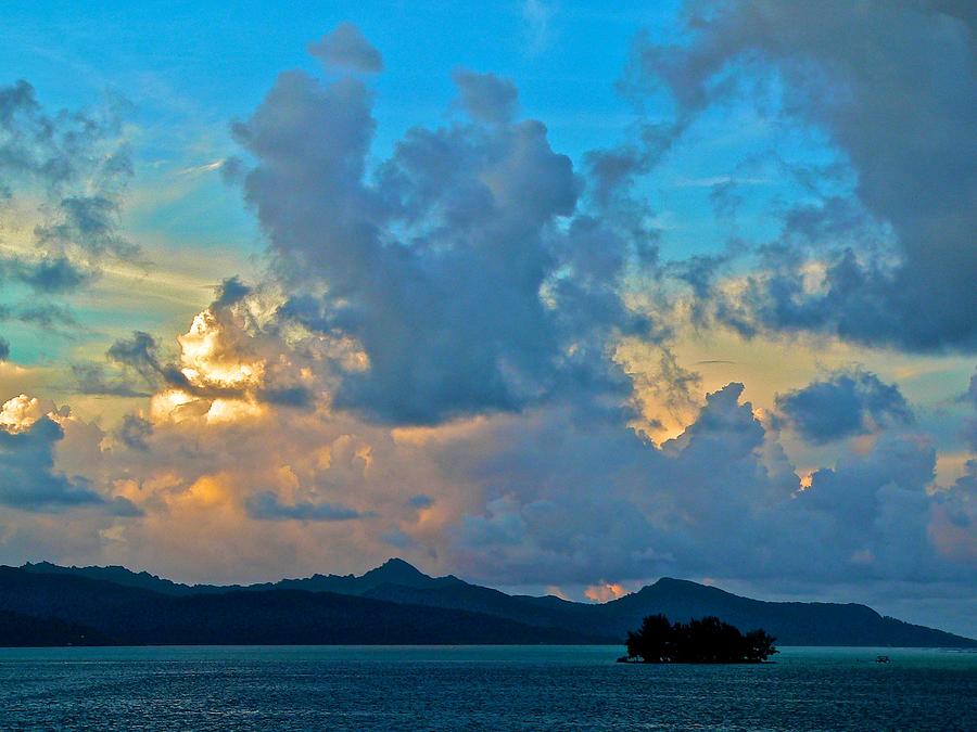 Polynesian Sunset Photograph by Eric Tressler