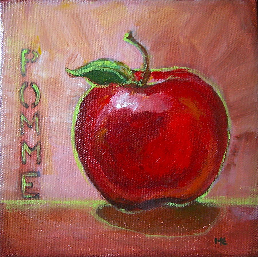 Still Life Painting - Pomme  by M Epstein
