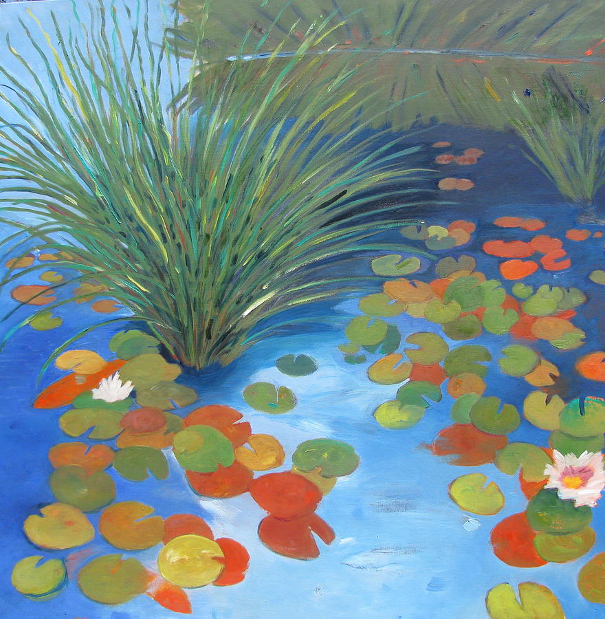Flower Painting - Pond Revisited by Gary Coleman