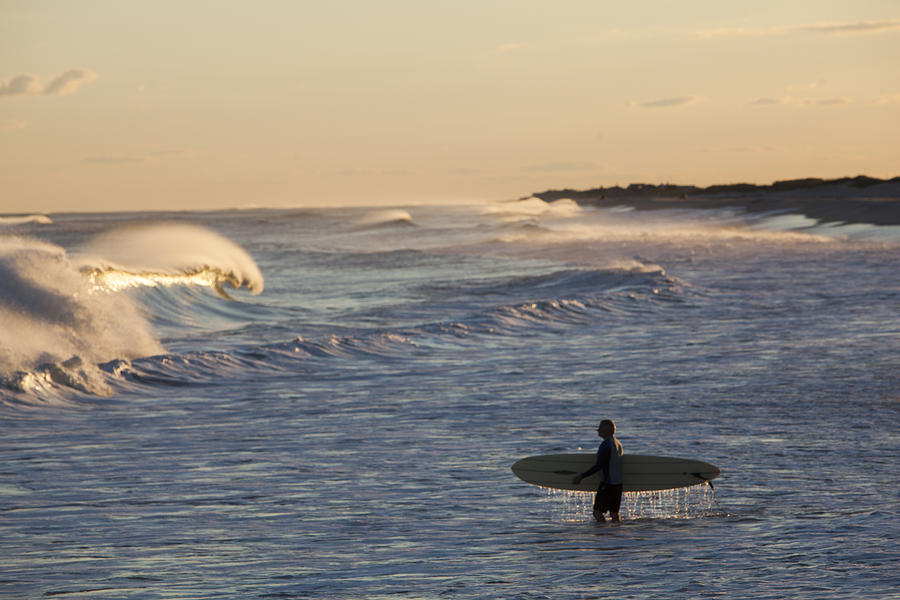 Ponquogue Surf Photograph by Steve Gravano
