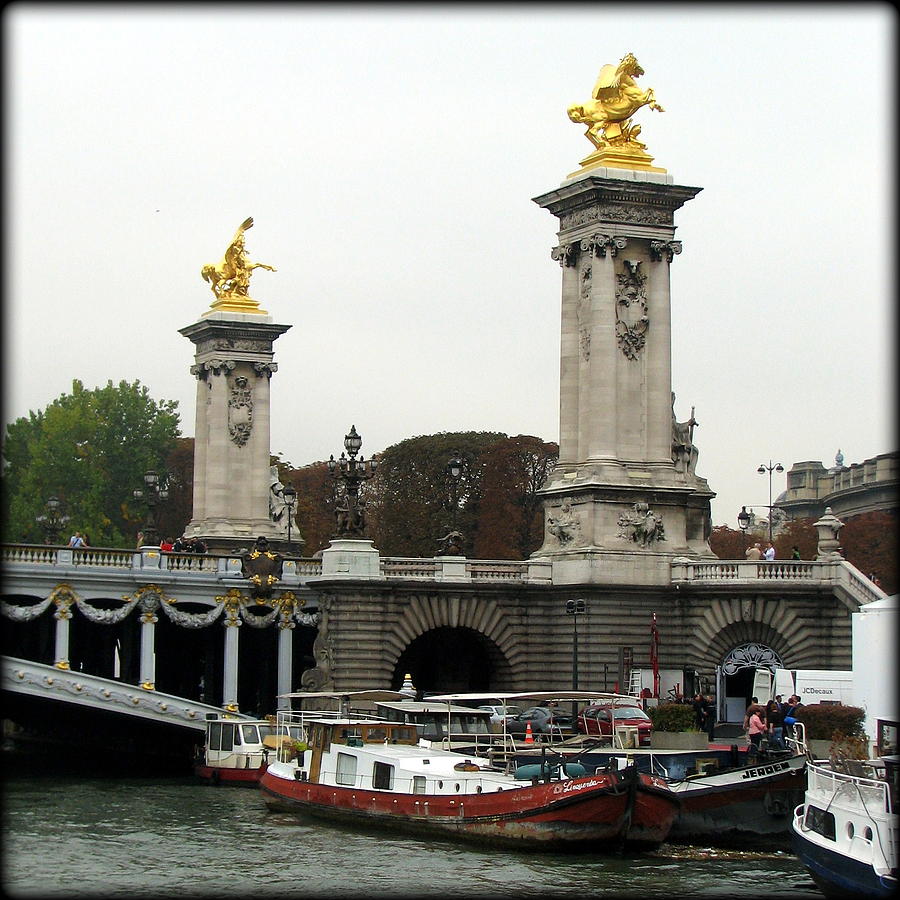 Pont Alexander III in Paris Photograph by Carla Parris