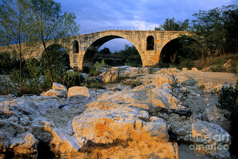 Architecture Photograph - Pont Julien. Luberon. Provence. France. Europe by Bernard Jaubert