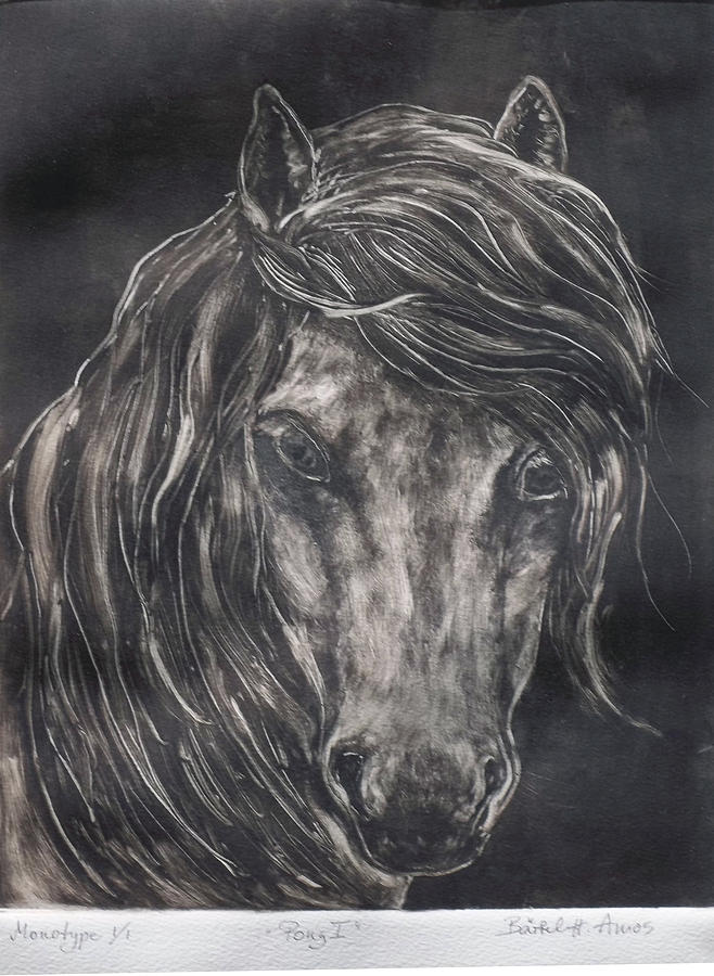 Pony I Painting by Barbel Amos