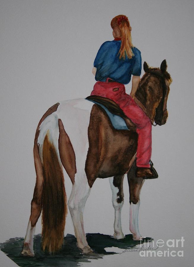 Pony Tails Painting by Susan Herber