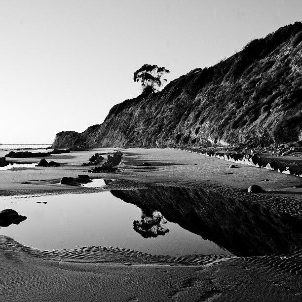 Nature Photograph - Pool. #ocean #beach #water #tide by Michael Amos
