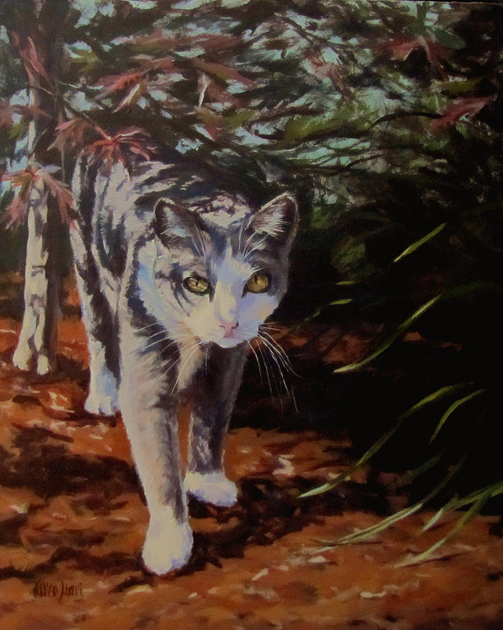 Pootys Jungle Painting by Karen Ilari