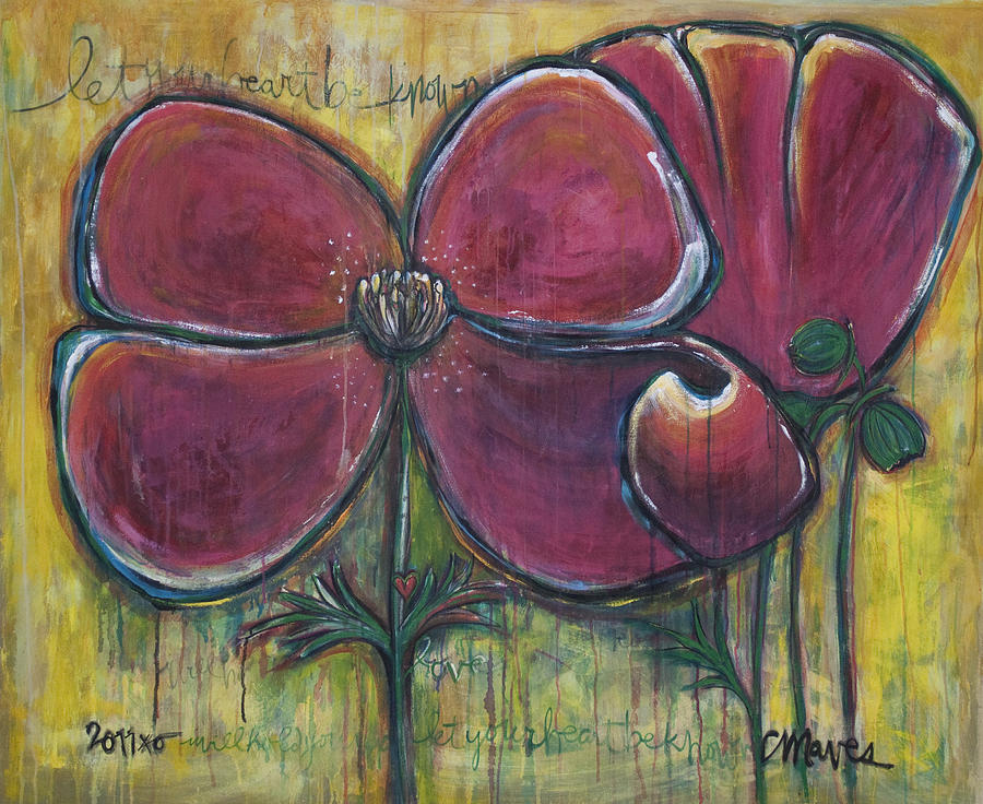 Poppies For Charo Painting by Laurie Maves ART