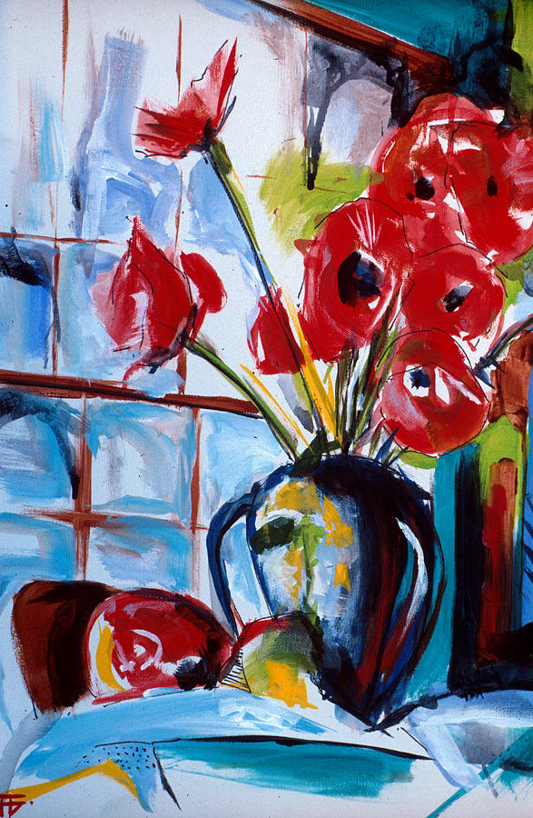 Poppies Painting by John Gholson