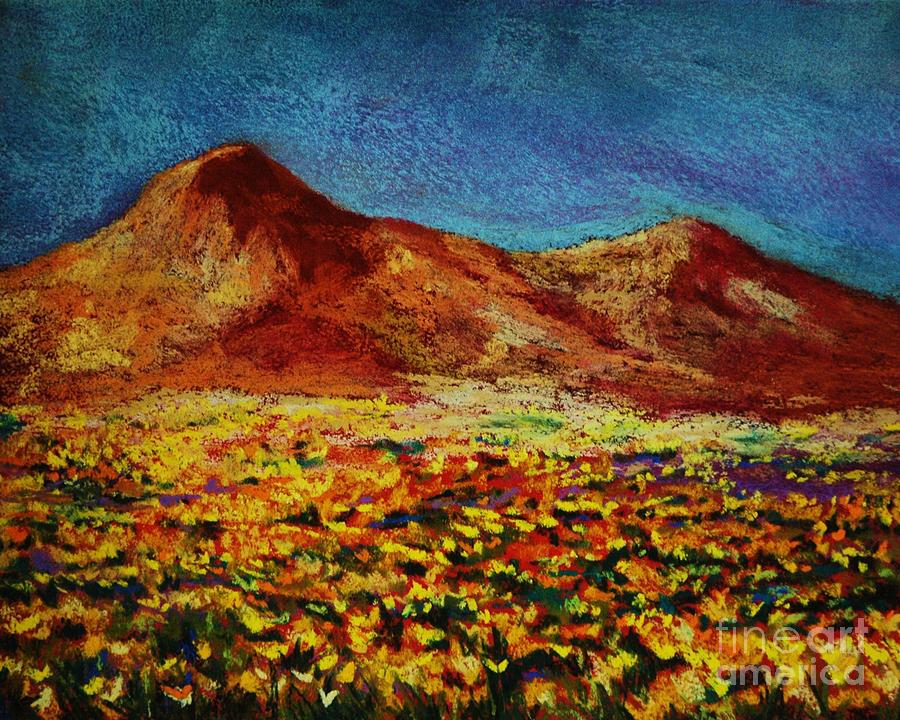 El Paso Painting - Poppies by Melinda Etzold