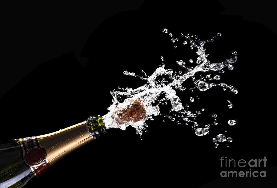 Popping Champagne Cork Photograph By Gualtiero Boffi