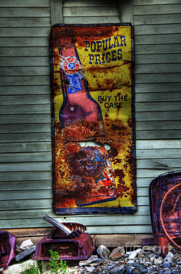 Vintage Sign Photograph - Popular Prices by Bob Christopher