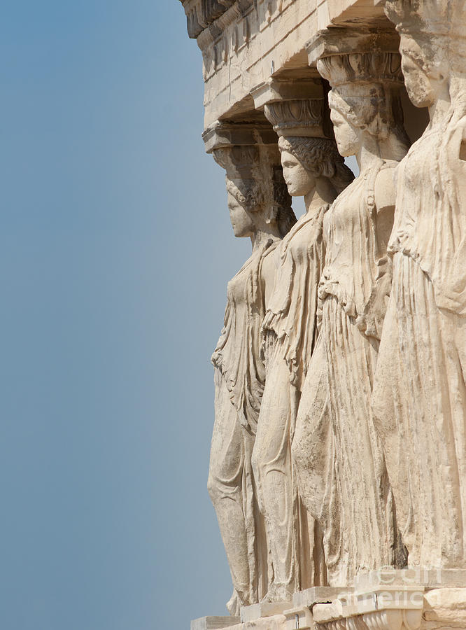 Porch of the Caryatids Photograph by Andrew  Michael