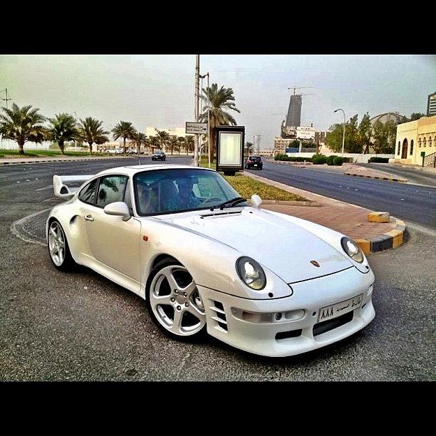 Instagram Photograph - #porsche #993 #white #turbo #ruf by Khaleel Alibrahim