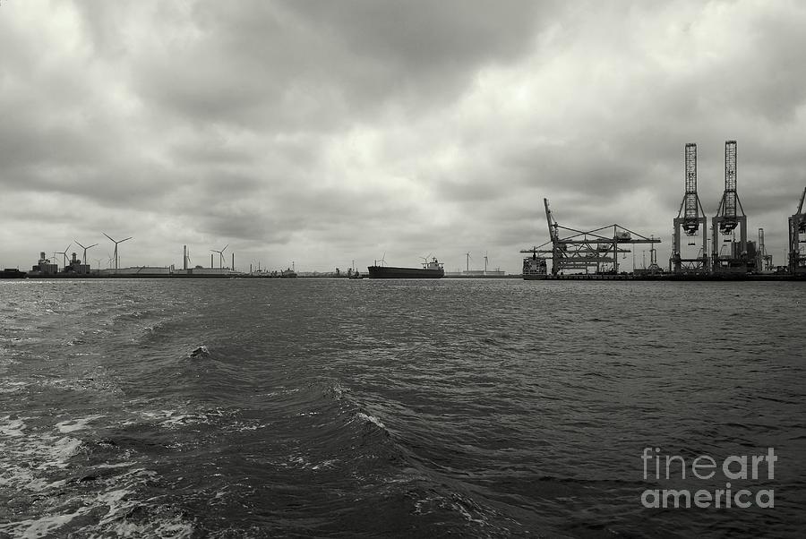 Port-Industrial 2 - Port Landscape Photograph by Dean Harte