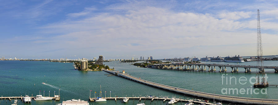 Port of Miami Photograph by Dejan Jovanovic