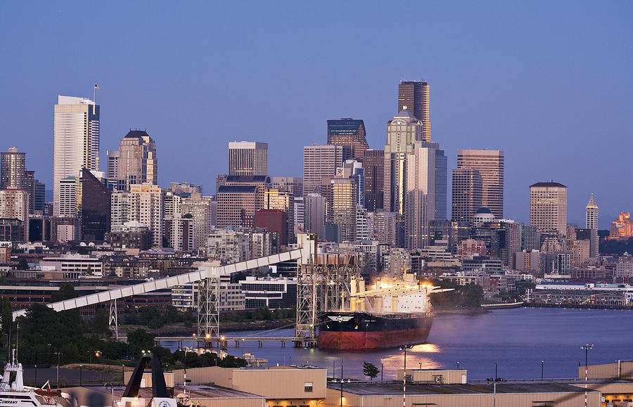 Port Of Seattle Photograph