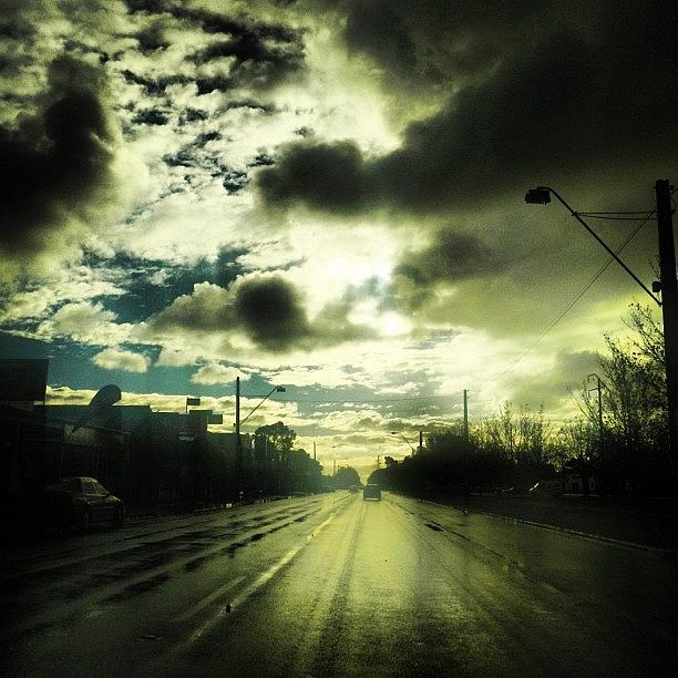 Adelaide Photograph - Port Road. Come Rain Hail Or Shine by Rhys Moult