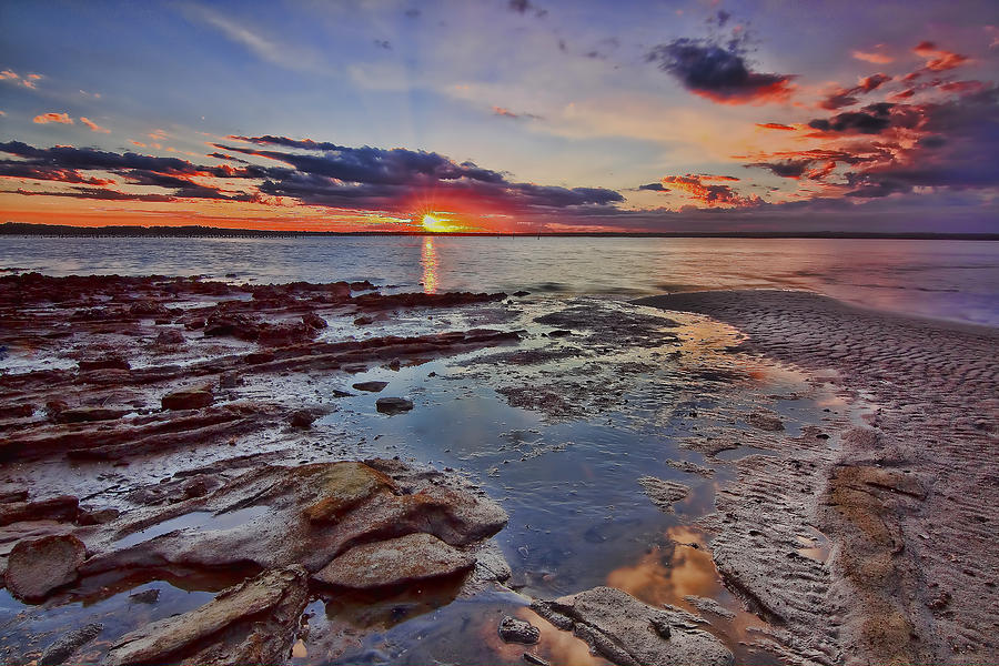 Port Stephens Sunset Photograph by Paul Svensen