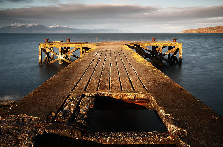 Portencross Pier Photograph by Grant Glendinning