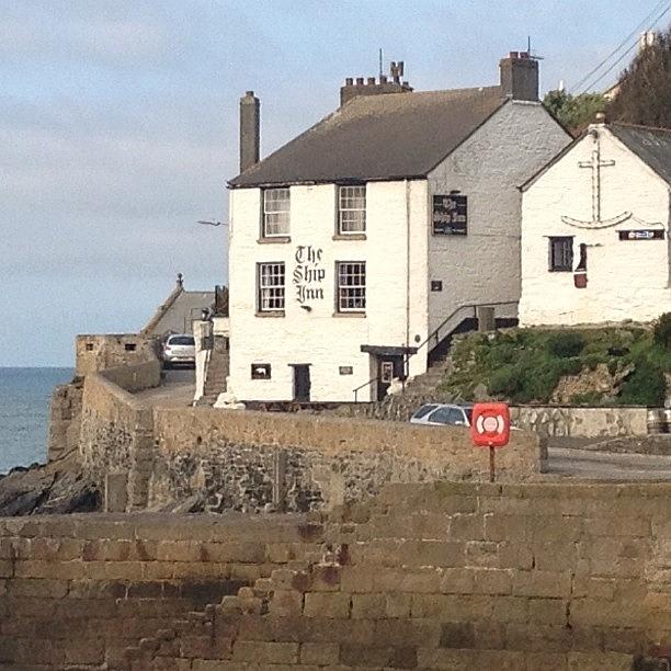 Landscape Photograph - Porthleven The Ship Inn #iphoneography by Dave Lee