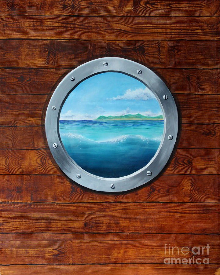 Porthole Painting by Barbara Marcus | Fine Art America