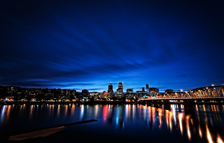 Portland Blues Photograph by Brian Bonham