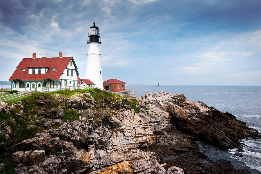 Europe Photograph - Portland Head Light by Jason Smith Europe Photograph - Portland Head Light by Jason Smith