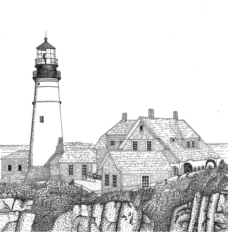maine lighthouses coloring pages - photo #35