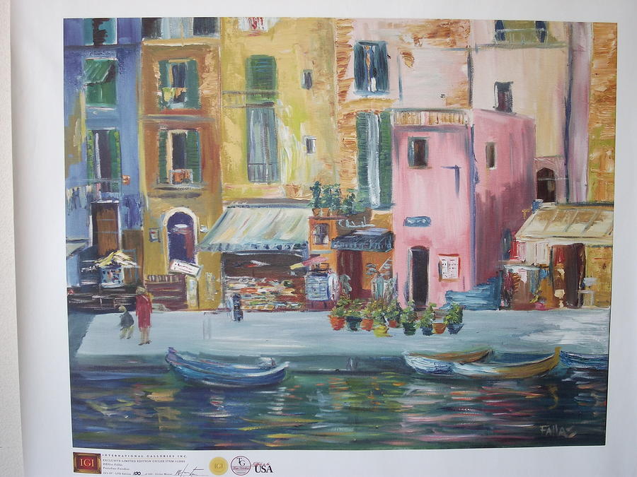 Portofino Paradise Painting by Elliot Fallas | Fine Art America