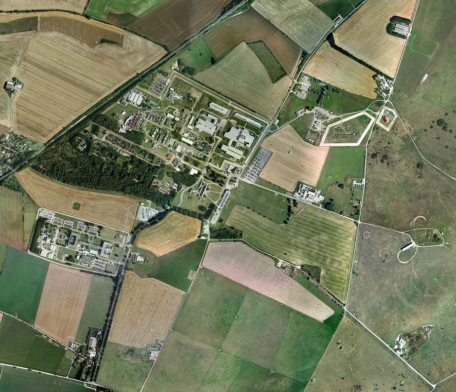 Porton Down Photograph - Porton Down, Aerial Photograph by Getmapping Plc