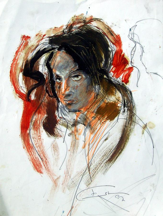 Portrait Painting by Ertan Aktas