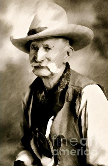 Portrait Photograph - Portrait of a Cowboy by Gwyn Newcombe