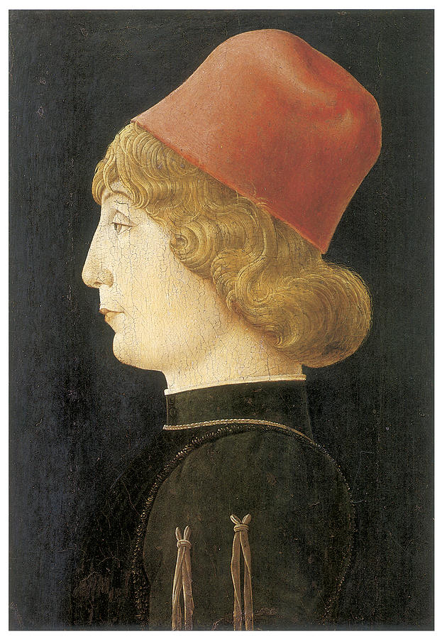 Cosimo Tura Painting - Portrait of a Ferrarese Nobelman by Cosimo Tura