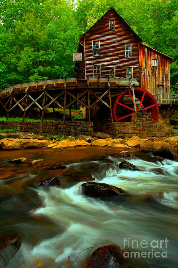 Portrait Of A Grist Mill Photograph by Adam Jewell