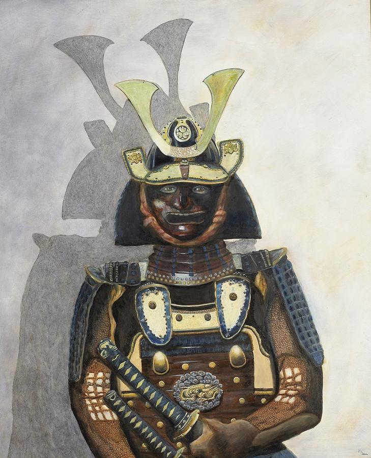 Portrait of a Samurai Painting by Mr Dill