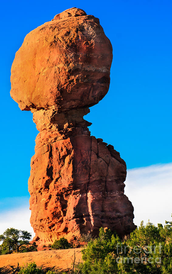Portrait of Balance Rock Photograph by Robert Bales