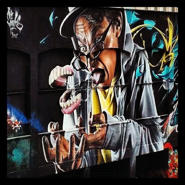 Graffity Photograph - Portrait Of #epok By #smug.#bristolart by Nigel Brown