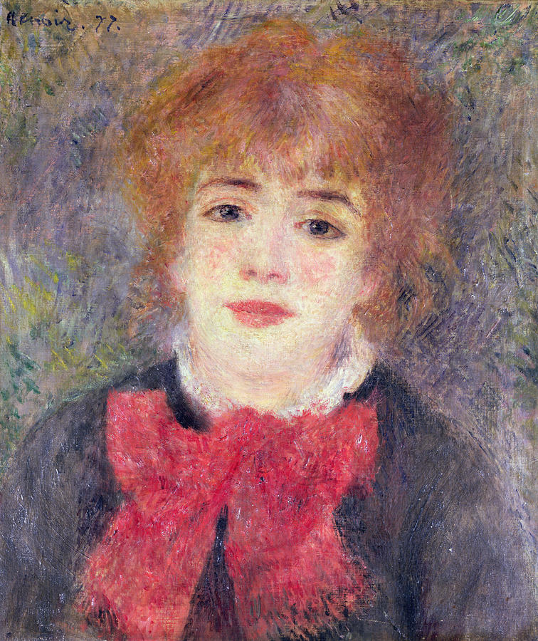 Portrait Of Jeanne Samary by Renoir