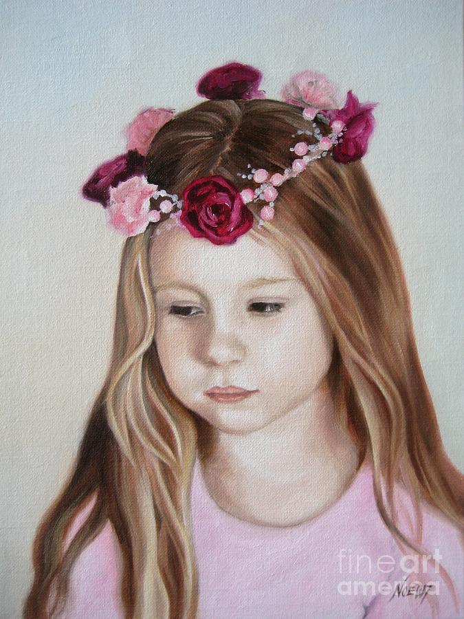 Portrait of Kristinka Painting by Jindra Noewi
