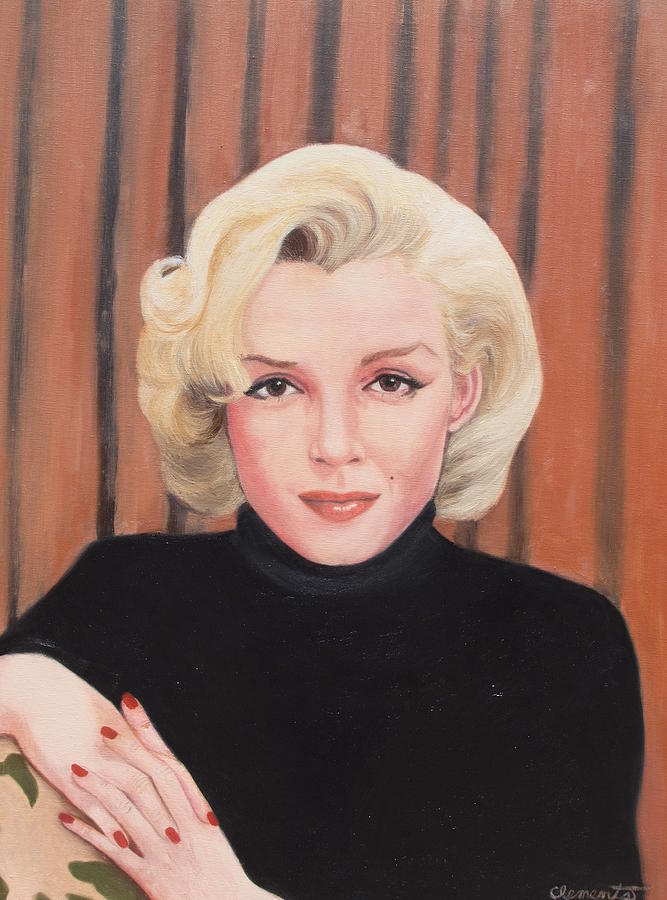 Marilyn Monroe Painting - Portrait of Marilyn by Barbara Barber