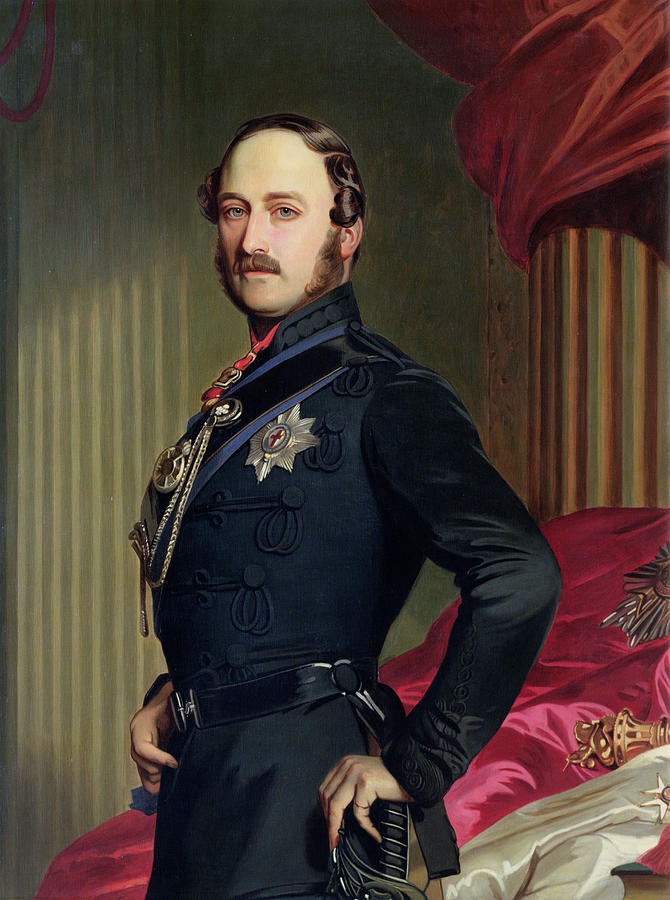 Portrait of Prince Albert Painting by Franz Xavier