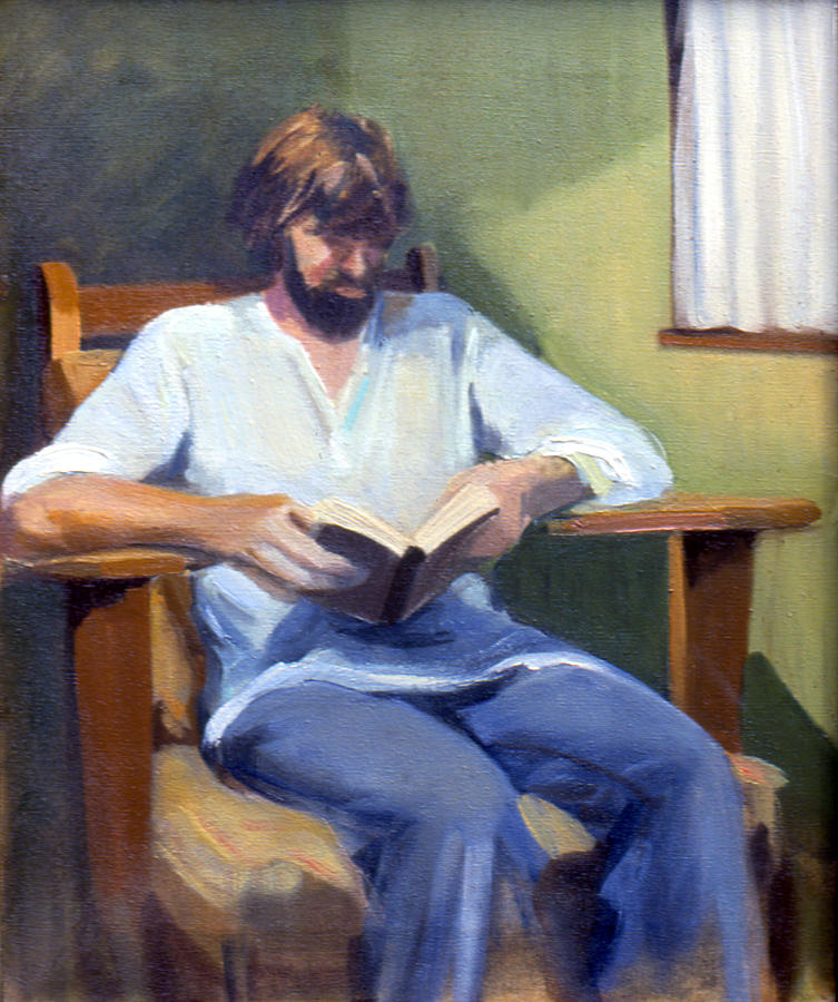 Portrait Study 1984 Painting by Nancy Griswold