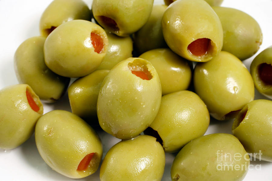 Olives Photograph - Portuguese green olives by Gaspar Avila