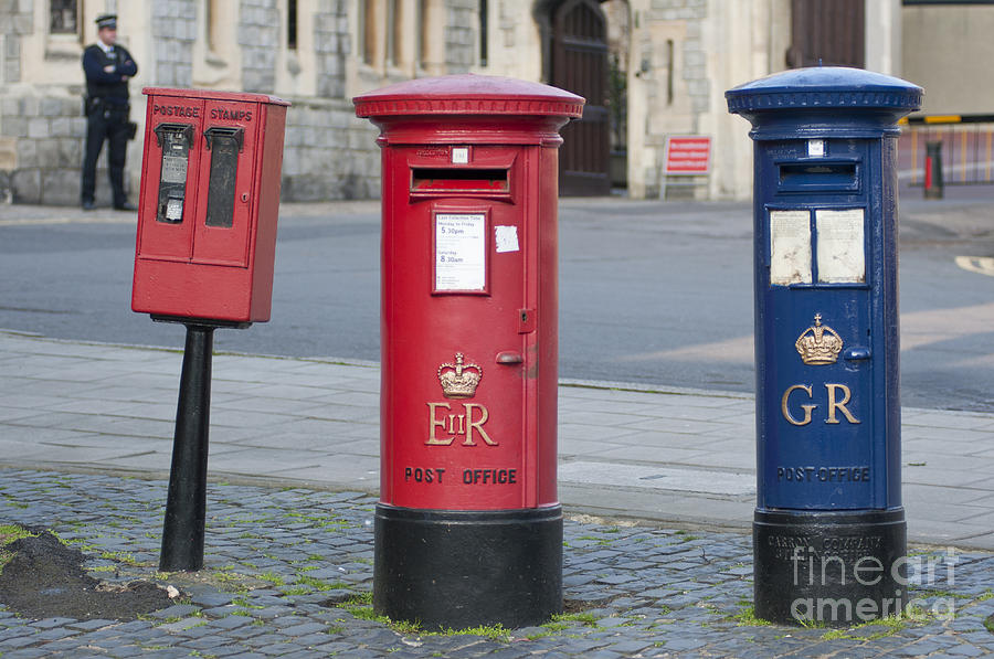 Stamp Photograph - Post boxes  by Andrew  Michael