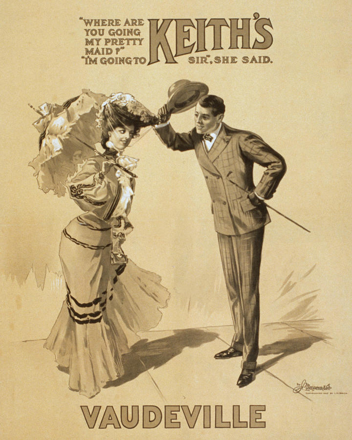 Hat Photograph - Poster Advertising Keiths Vaudeville by Everett