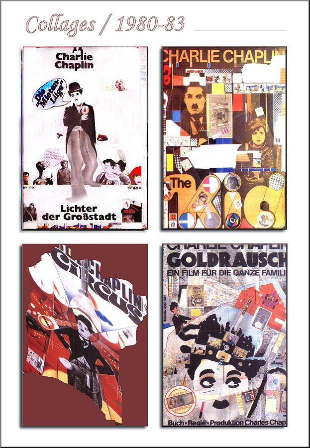 Charlie Chaplin Mixed Media - Posterscomp 1980 by Glenn Bautista