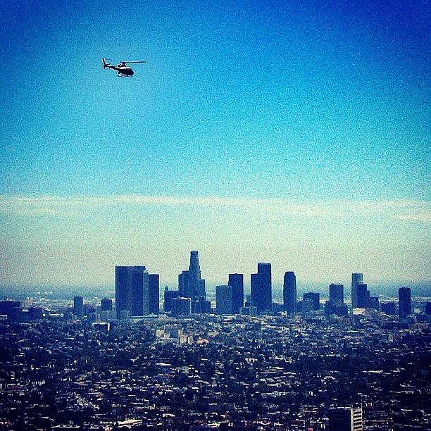 City Photograph - Posting This One Of Downtown #la From A by Loren Southard