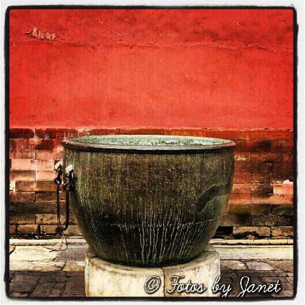 Holiday Photograph - Pot Of Gold #pot #red #tagstagram .com by Janet Ortiz