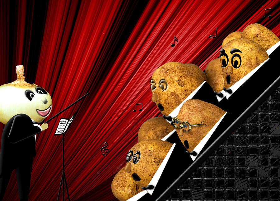 Potato Choir Photograph by Trudy Wilkerson